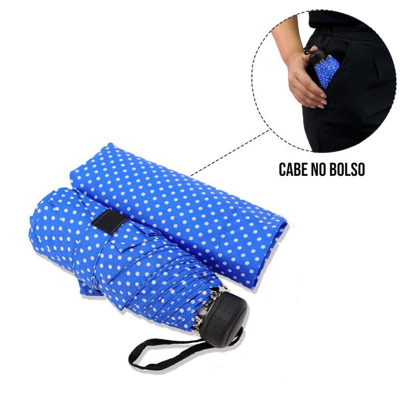 GUARDA CHUVA MINI COMPACTO l RESISTENTE l UNISSEX l PRÁTICO l